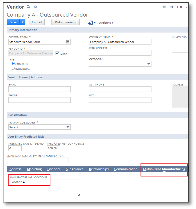 netsuite for manufacturing implementation