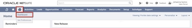 netsuite dashboard setup 1