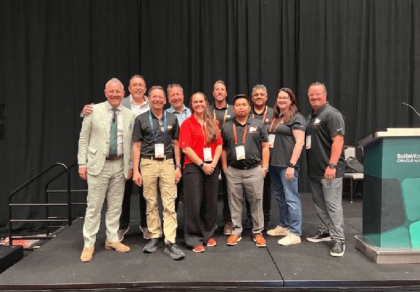 team scalenorth at suiteworld awarding bpo partner